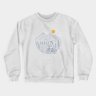 Bike to Wild Nature 2 Crewneck Sweatshirt